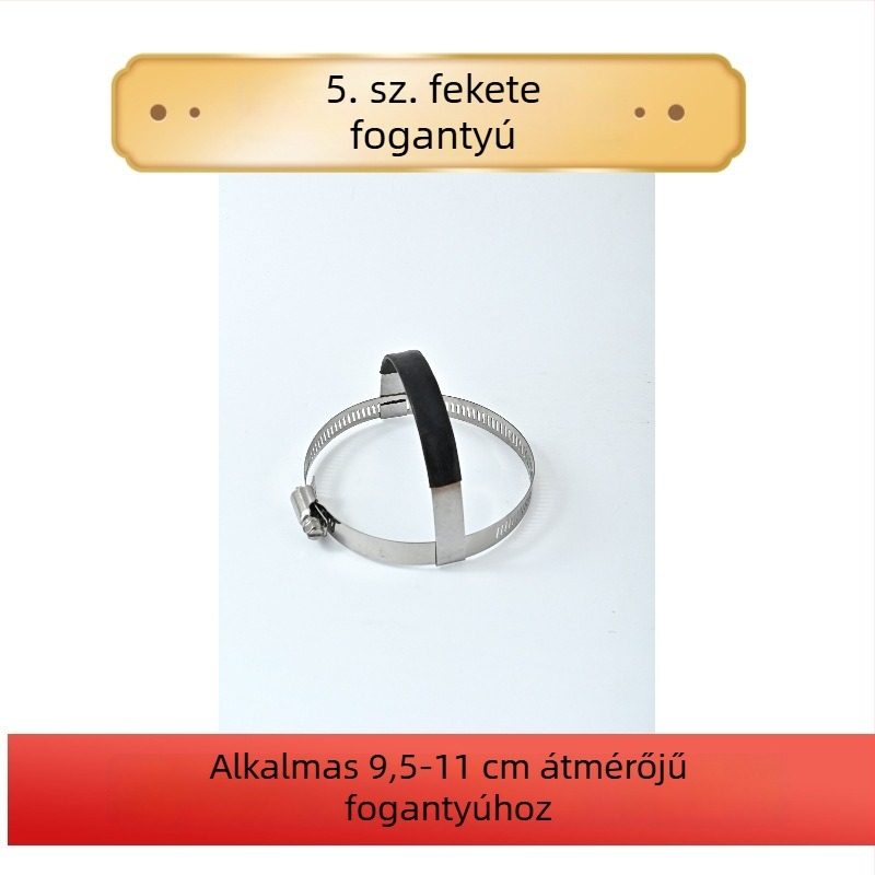 Rozsdamentes acél edényfedő kiemelt hővédő fogantyúval és kerámia fedővel, csúszásmentes és ütésálló