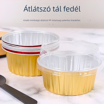 Fedeles alumíniumfóliás sütőformák – pudinghoz, mousse-hoz és zseléhez, kerek és téglalap alakú