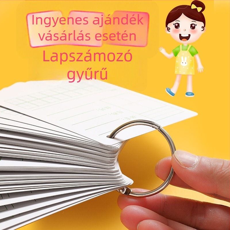 Üres karton angol szó kártyák a 2. osztálynak – kártyák a szavak felismeréséhez és a helyesírás gyakorlásához