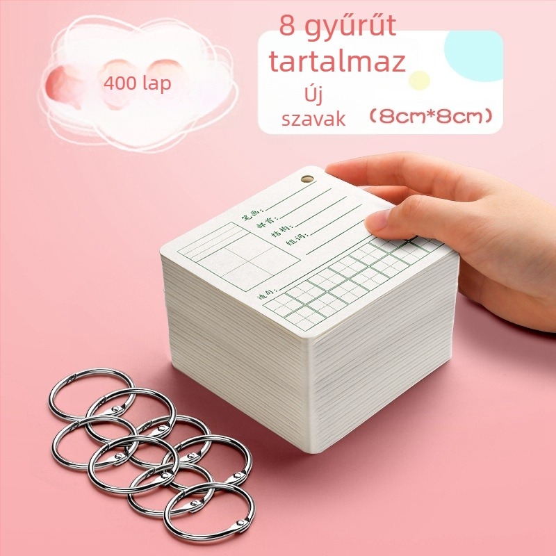 Üres karton angol szó kártyák a 2. osztálynak – kártyák a szavak felismeréséhez és a helyesírás gyakorlásához