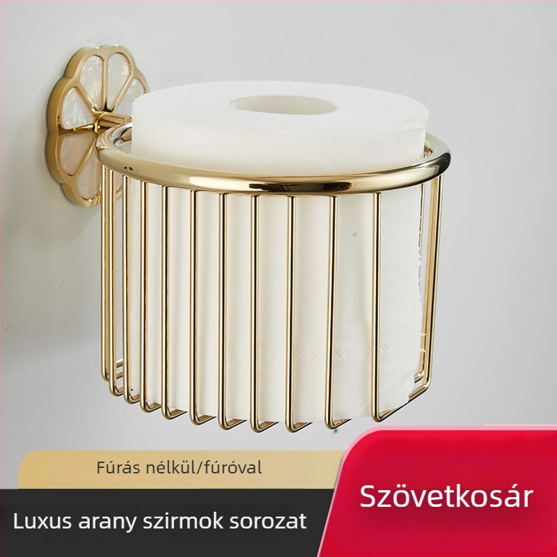 Modern rozsdamentes acél fürdőszobai törölközőtartó és tárolópolc készlet elektroplakált felülettel, teherbírás 20 kg