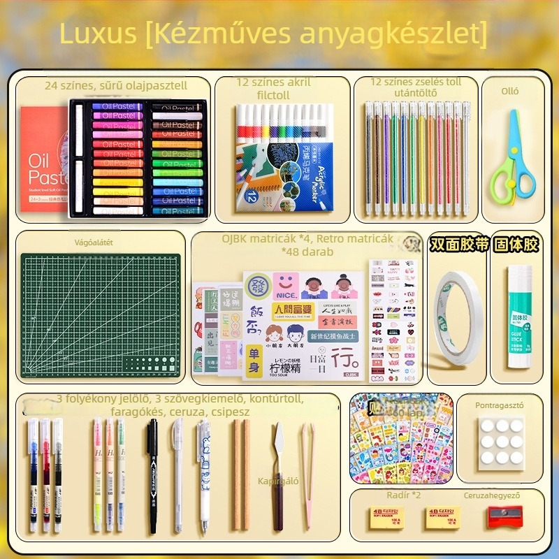 Népáli kézzel készített DIY anyagkészlet és kézzel festett notesz lányoknak, vintage írószerek