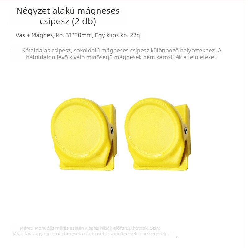 Mágneses pegboard kiegészítőkhöz tároló, fehér tábla elválasztó, sárga mágneses tolltartó, mágneses tároló szervező