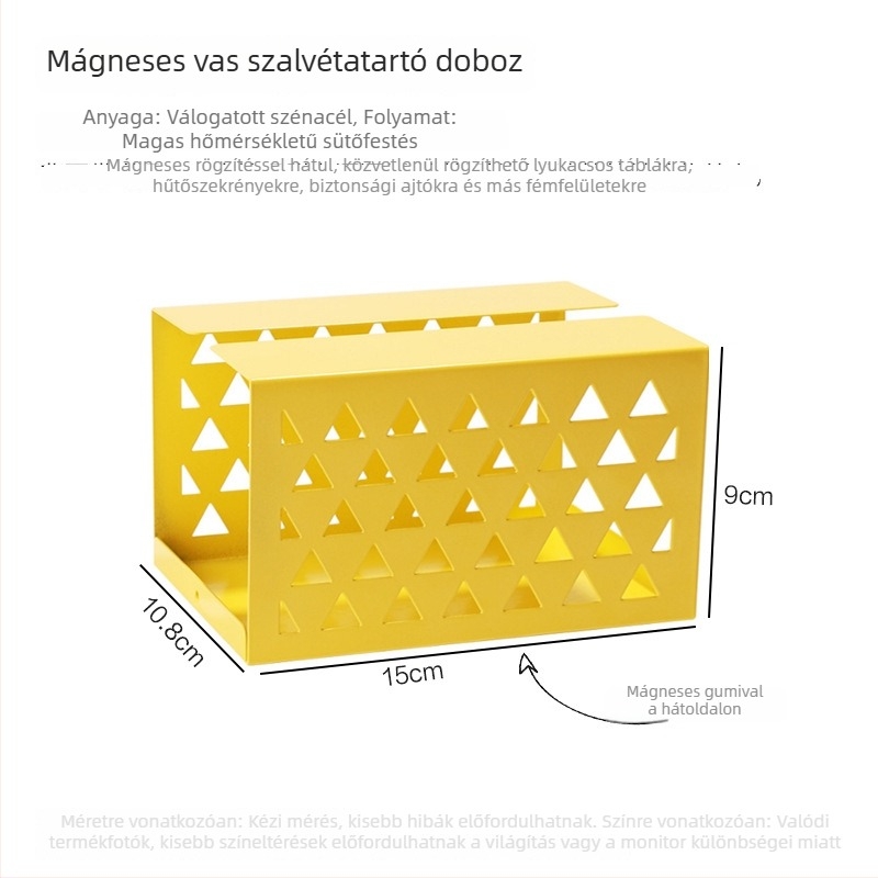 Mágneses pegboard kiegészítőkhöz tároló, fehér tábla elválasztó, sárga mágneses tolltartó, mágneses tároló szervező