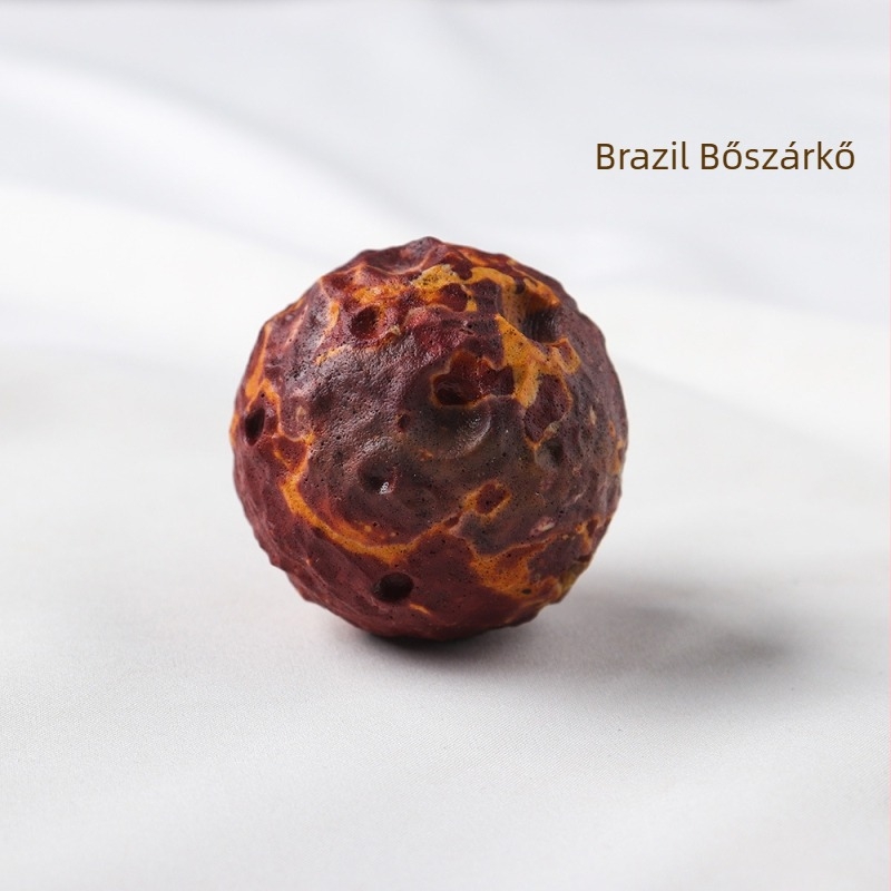 Természetes kristály Hold meteorit bolygó dekoráció, 4 cm-es kristálygömb, kreatív ajándék