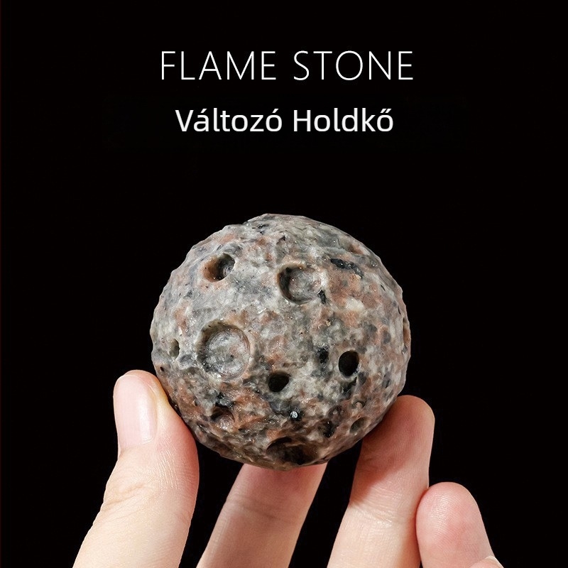 Természetes kristály Hold meteorit bolygó dekoráció, 4 cm-es kristálygömb, kreatív ajándék