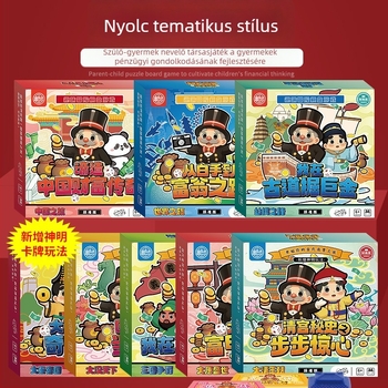 Deluxe Családi interaktív Monopoly társasjáték: Világkörüli utazás