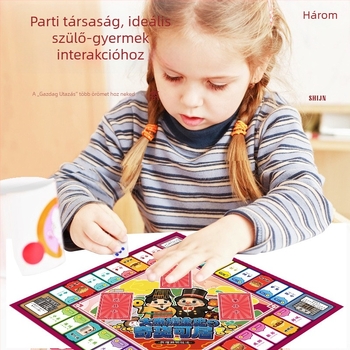 Deluxe Családi interaktív Monopoly társasjáték: Világkörüli utazás
