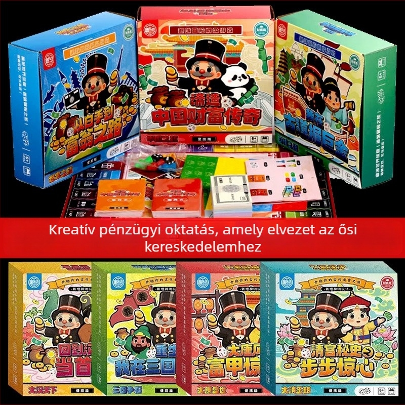 Deluxe Családi interaktív Monopoly társasjáték: Világkörüli utazás