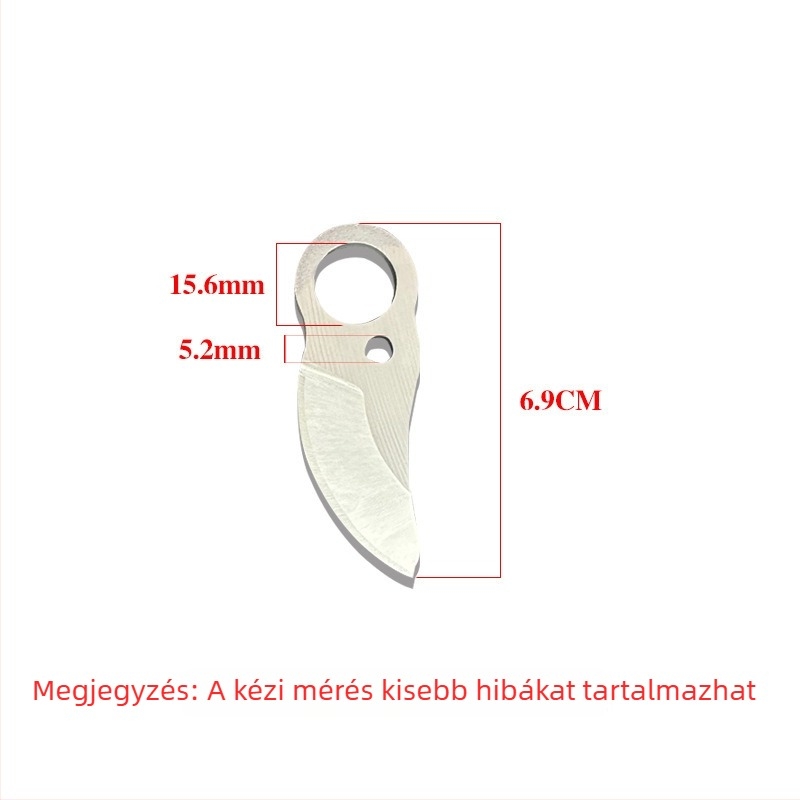 Gyümölcsfa ágakhoz használható akkumulátoros elektromos metszőolló Li‑ion akkumulátorral, magas széntartalmú acél penge, méretek 2.5/2.8/3.0/4.0