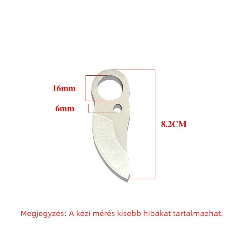 Gyümölcsfa ágakhoz használható akkumulátoros elektromos metszőolló Li‑ion akkumulátorral, magas széntartalmú acél penge, méretek 2.5/2.8/3.0/4.0