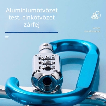 Mechanikus kombinációs zár szekrényekhez, sisakzár elektromos kerékpárhoz és kerékpárkosár-zárhoz