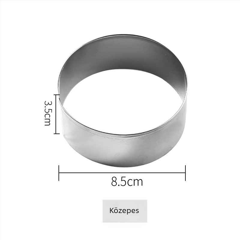 Rozsdamentes acélból készült knédli készítő, forma és klipsz
