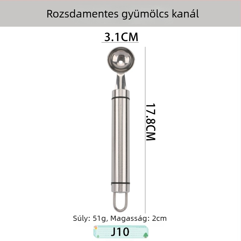 Rozsdamentes acél konyhai eszközök készlet, tojáselválasztó, lisztszita, kis eszközök, pizzavágó, olajecset, olajszűrő és szűrőedények