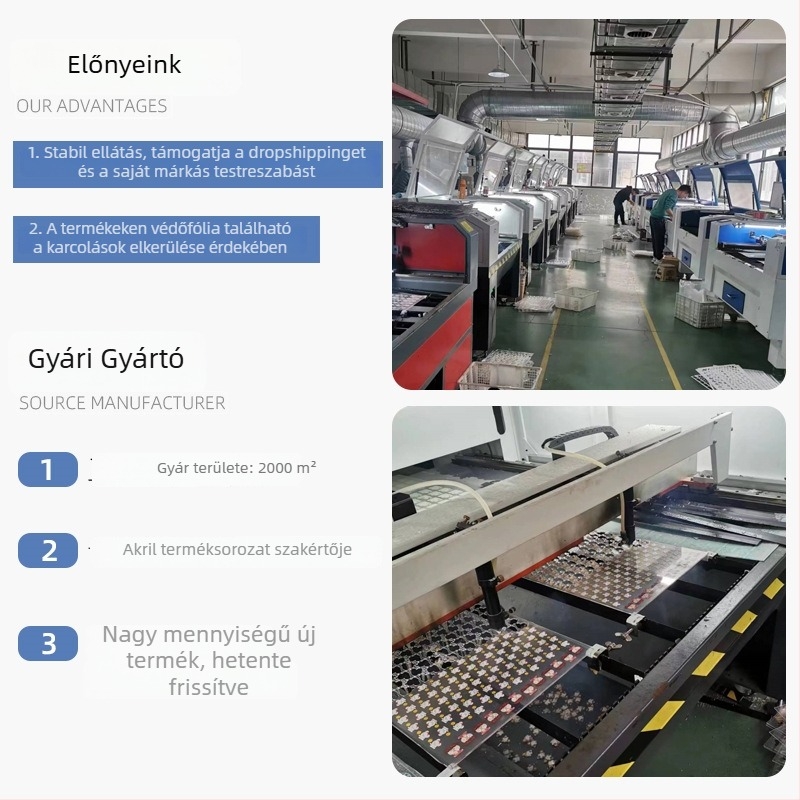 Akril sarok- és élklipsz diákok számára