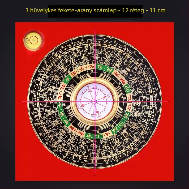 Kézzel faragott réz iránytű, 2–10 hüvelyk, magas pontosságú integrált iránytű