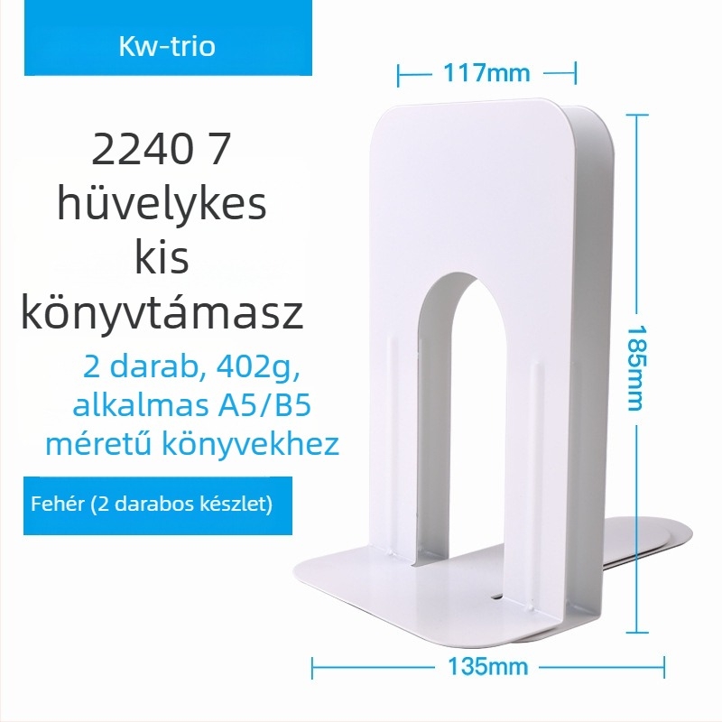 KW-TRIO Fém könyvállvány