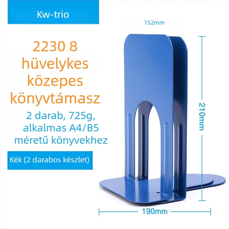 KW-TRIO Fém könyvállvány