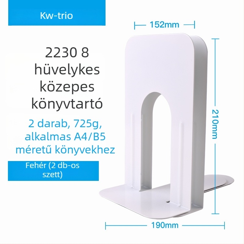 KW-TRIO Fém könyvállvány