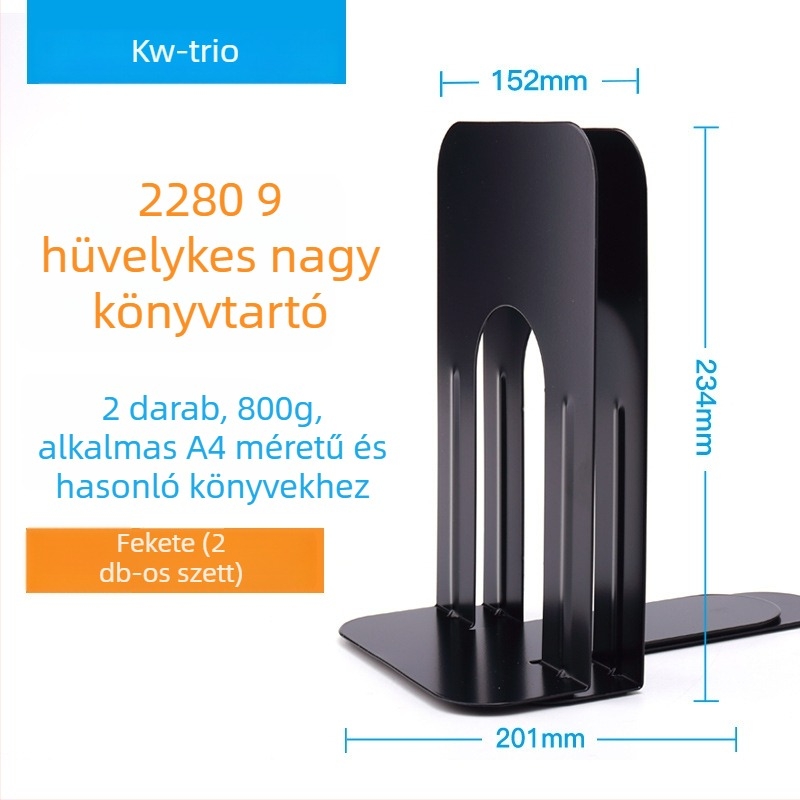 KW-TRIO Fém könyvállvány