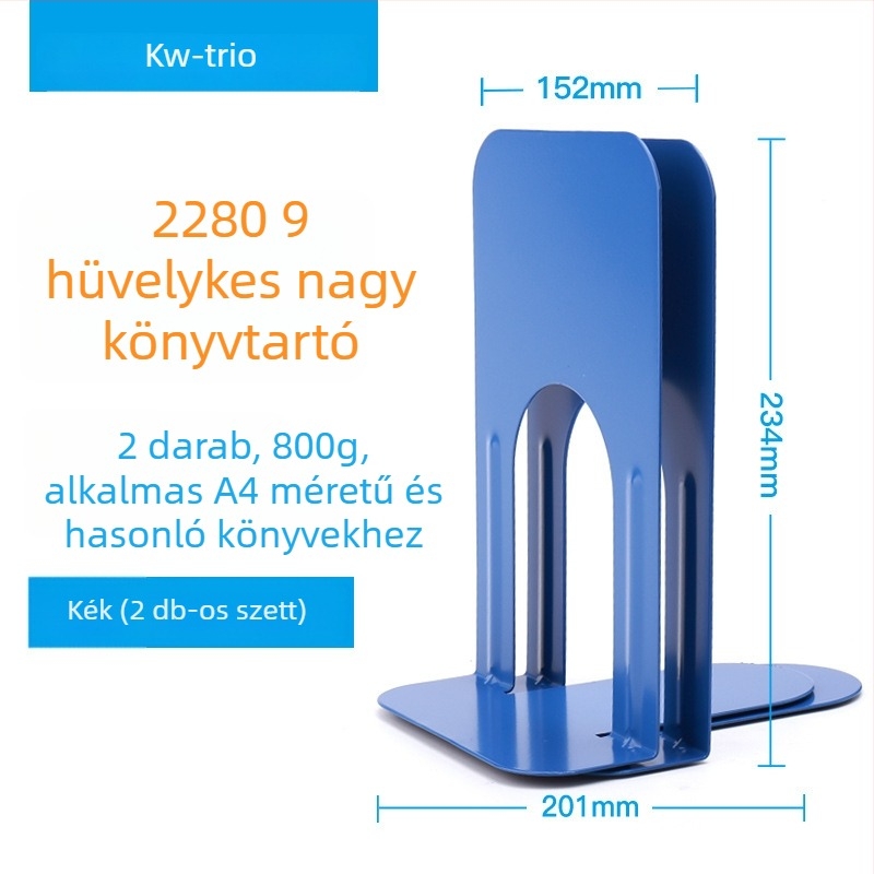 KW-TRIO Fém könyvállvány