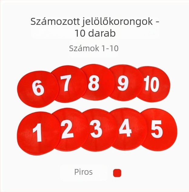23 cm digitális jelző matrac betűkkel, csúszásmentes futball-edzéshez óvodában és akadályokkal a szenzoros integrációhoz