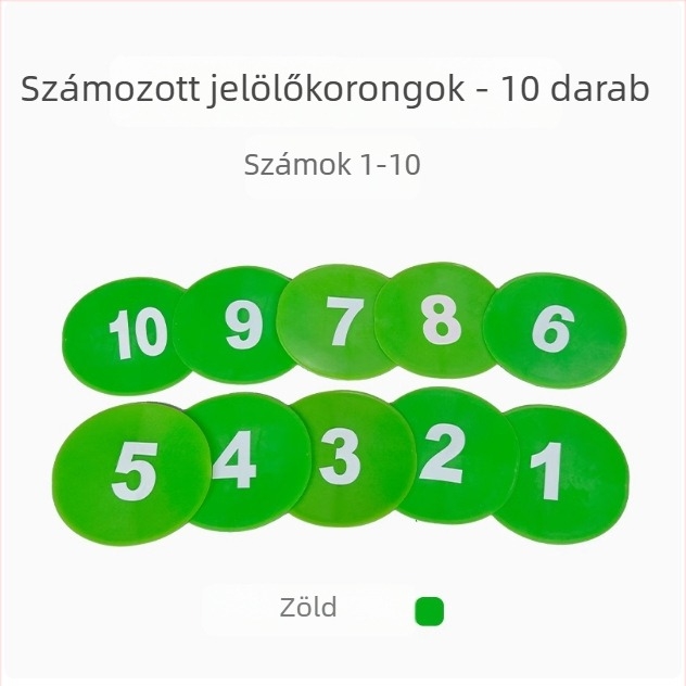 23 cm digitális jelző matrac betűkkel, csúszásmentes futball-edzéshez óvodában és akadályokkal a szenzoros integrációhoz