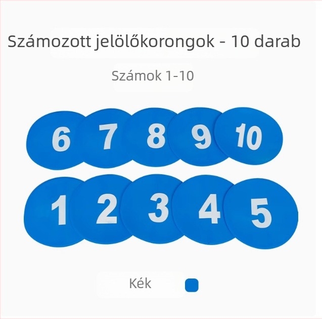 23 cm digitális jelző matrac betűkkel, csúszásmentes futball-edzéshez óvodában és akadályokkal a szenzoros integrációhoz