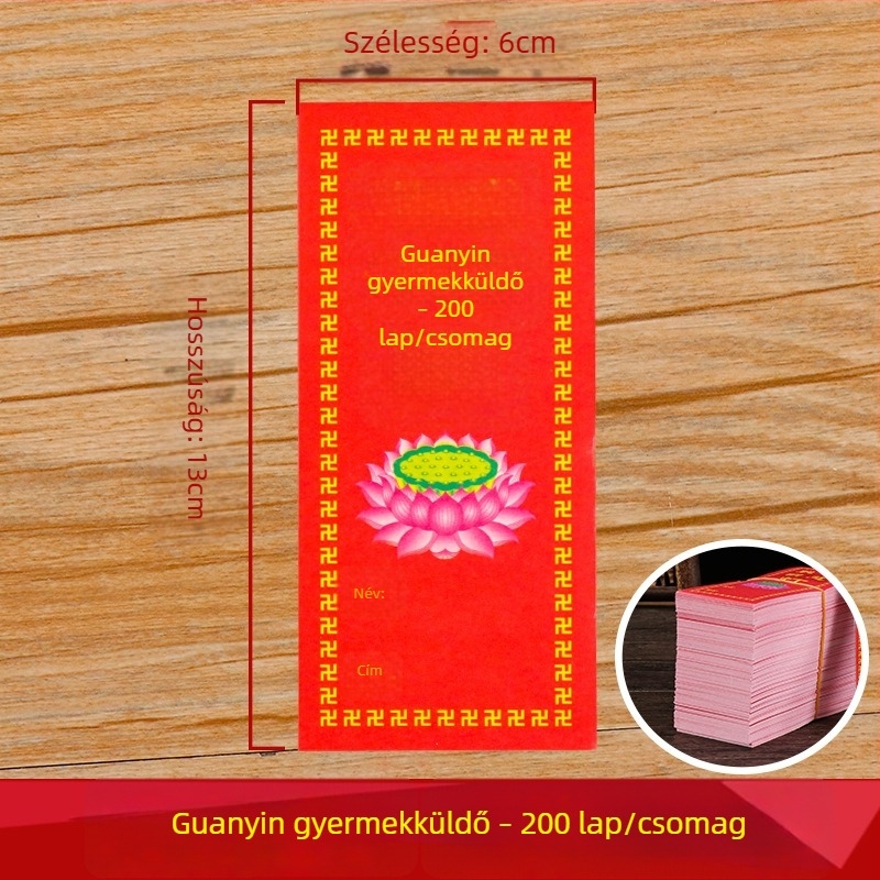 Színes lámpapír buddhista felajánlásokhoz és érdempapírokhoz, lótuszlámpa és rituálé kellékek
