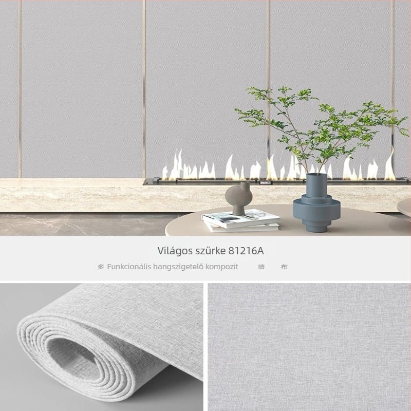 Lenvászonból készült, öntapadós, vízálló, varrat nélküli falburkolat az egész otthonra – modern, minimalista stílus, egyszínű faldekor hálószoba és nappali számára