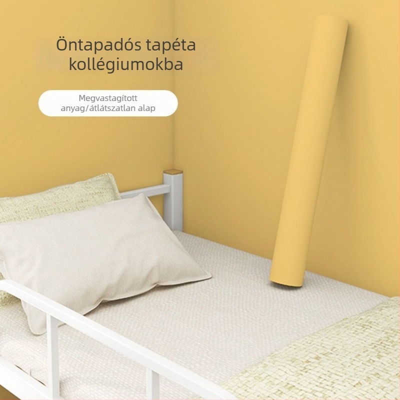Öntapadós, vízálló tapéta kollégiumi szobákhoz, otthoni falakhoz és kiadó lakásokhoz