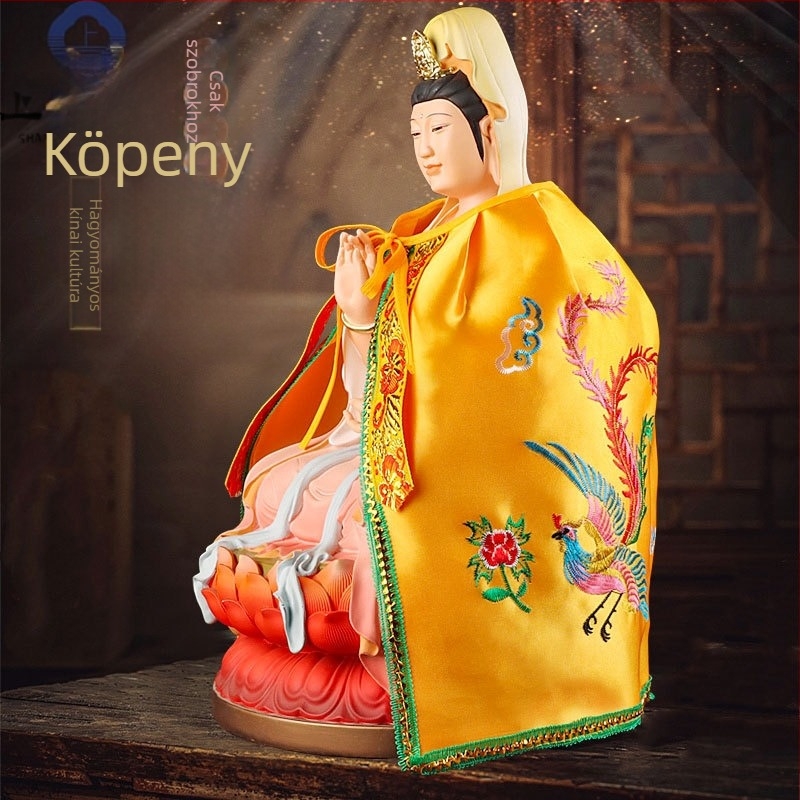 Mazu és Guanyin szobra, buddhista ruha és köpeny, Három Éjszaka Asszonya, Bi Xian Yuanjun és Taishan Nagymama