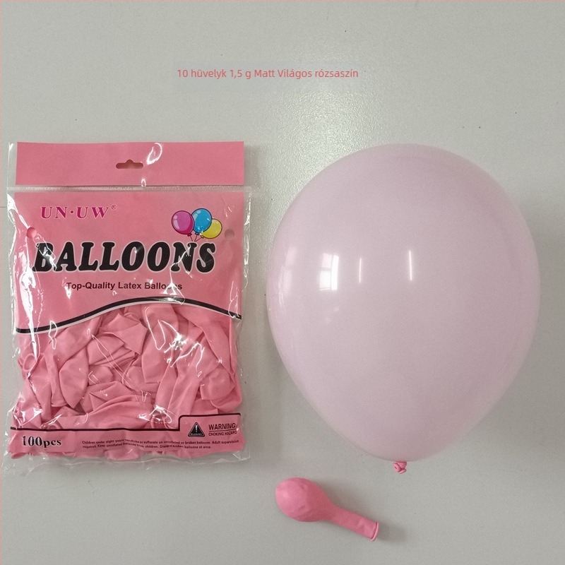 Haorun 10 hüvelykes latex lufi, 1,5 g vastagság, színes matt felület, kerek forma parti dekorációhoz