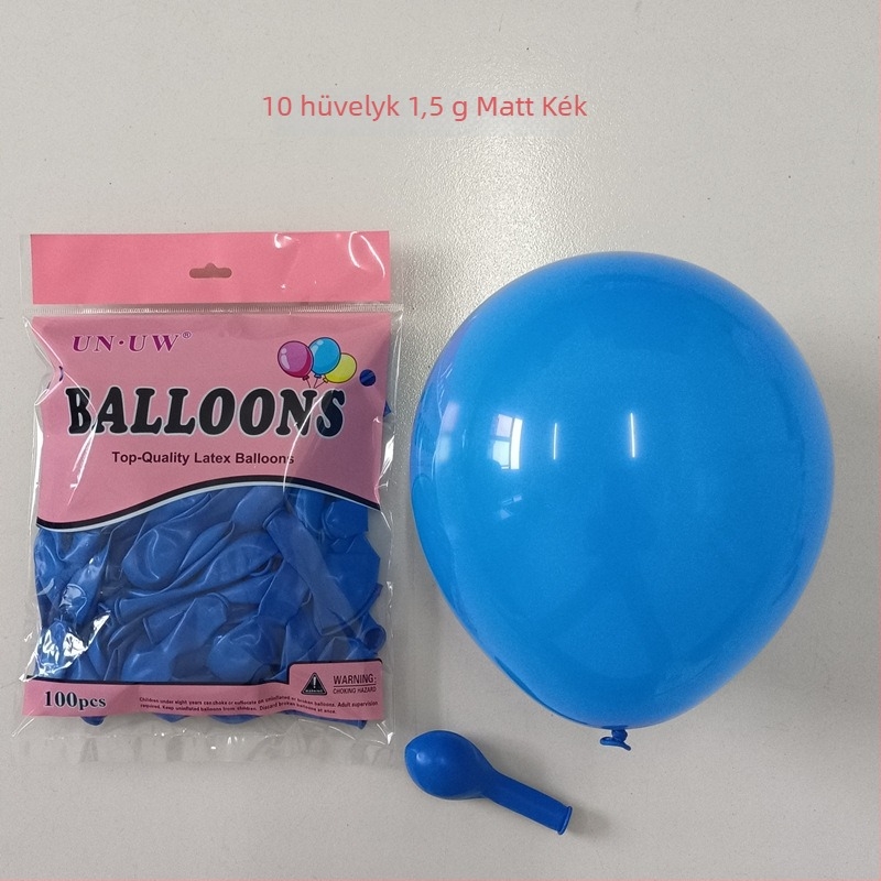 Haorun 10 hüvelykes latex lufi, 1,5 g vastagság, színes matt felület, kerek forma parti dekorációhoz