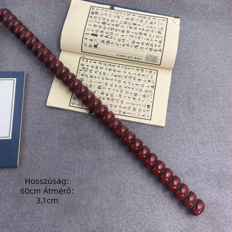 Fából készült masszázsbot, tölcsér-szerű formával egész testre – masszázs a vállakhoz és a nyakhoz