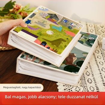 Nagy kapacitású emlékalbum Polaroid 3 hüvelykes fényképekhez, otthoni fényképtárolás, baba- és Gyermeknap ajándék