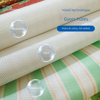 Ice silk kanapé párna, négy évszakos balkon matrac Cartoon Cream mintázattal, erkélyablak és ablakpárkány párna, klimatizált szobákhoz