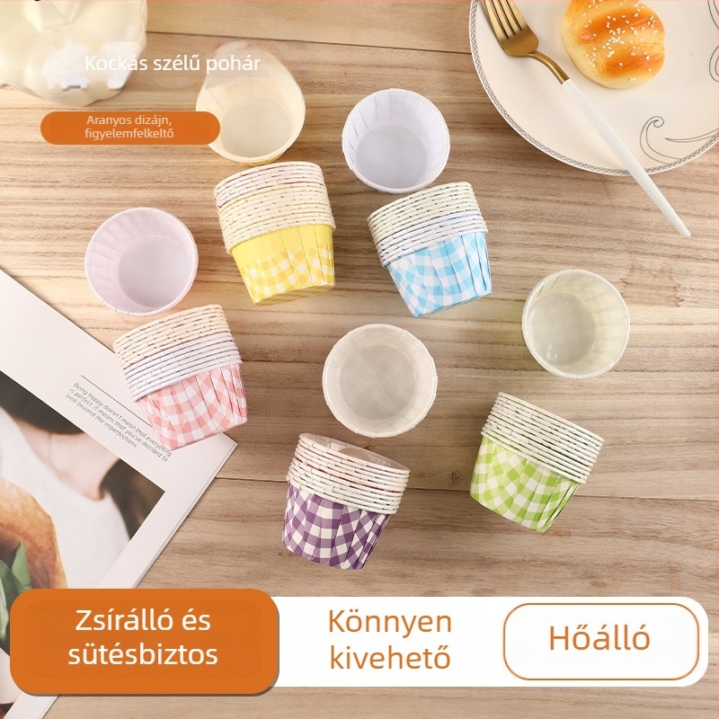 PE-bevonatú sütőpapír, zsírtaszító, tekercselt szélekkel, magas hőállóságú, színes kivitel, otthoni használatra