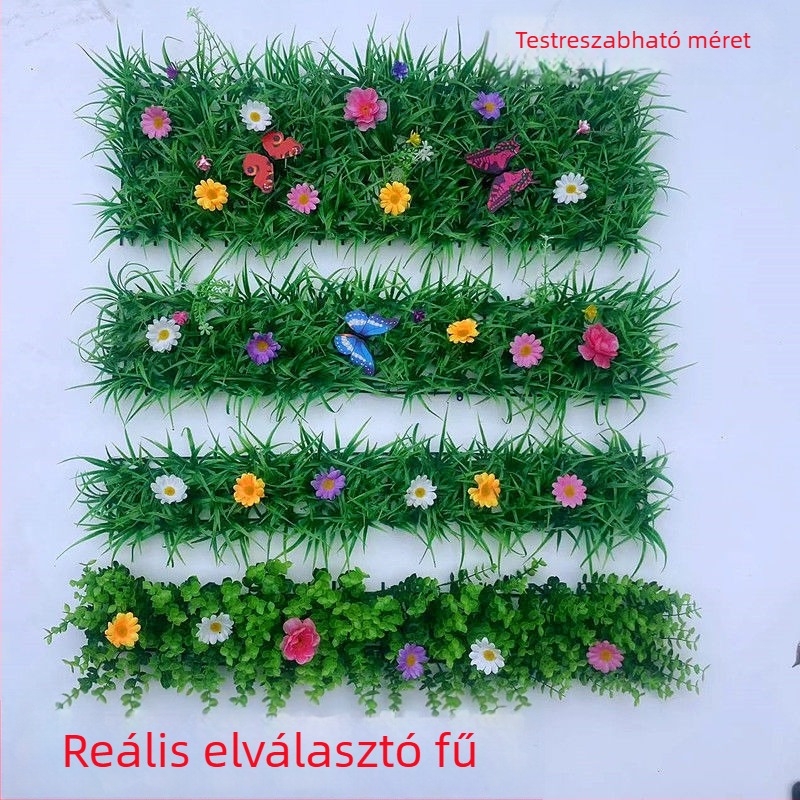 Dekoratív mesterséges fű – szőnyeg válaszfalakhoz, virágtartókhoz, ablakpárkányhoz, erkélyhez és lépcsőkhöz