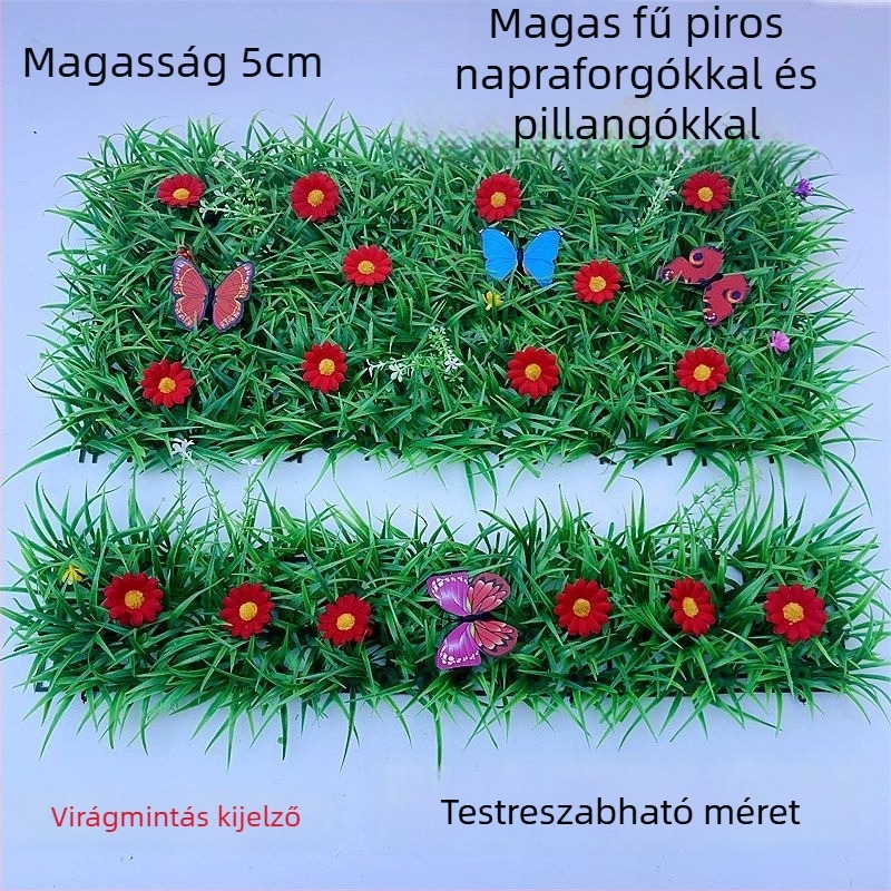 Dekoratív mesterséges fű – szőnyeg válaszfalakhoz, virágtartókhoz, ablakpárkányhoz, erkélyhez és lépcsőkhöz