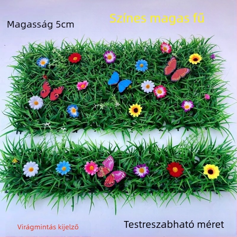 Dekoratív mesterséges fű – szőnyeg válaszfalakhoz, virágtartókhoz, ablakpárkányhoz, erkélyhez és lépcsőkhöz