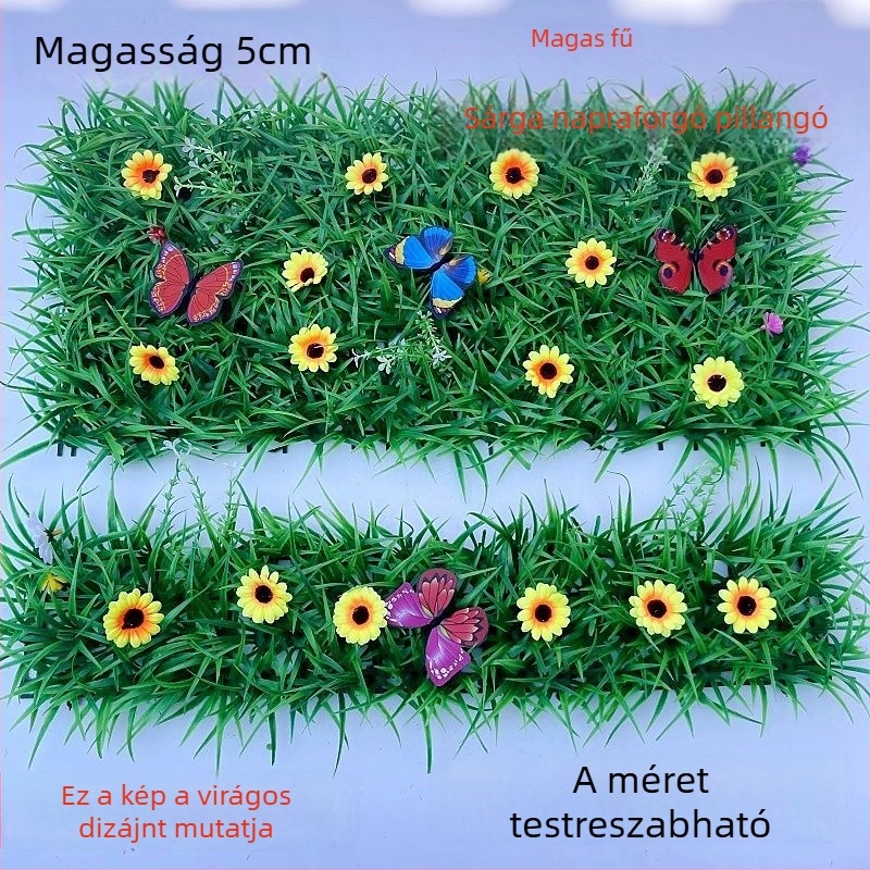 Dekoratív mesterséges fű – szőnyeg válaszfalakhoz, virágtartókhoz, ablakpárkányhoz, erkélyhez és lépcsőkhöz