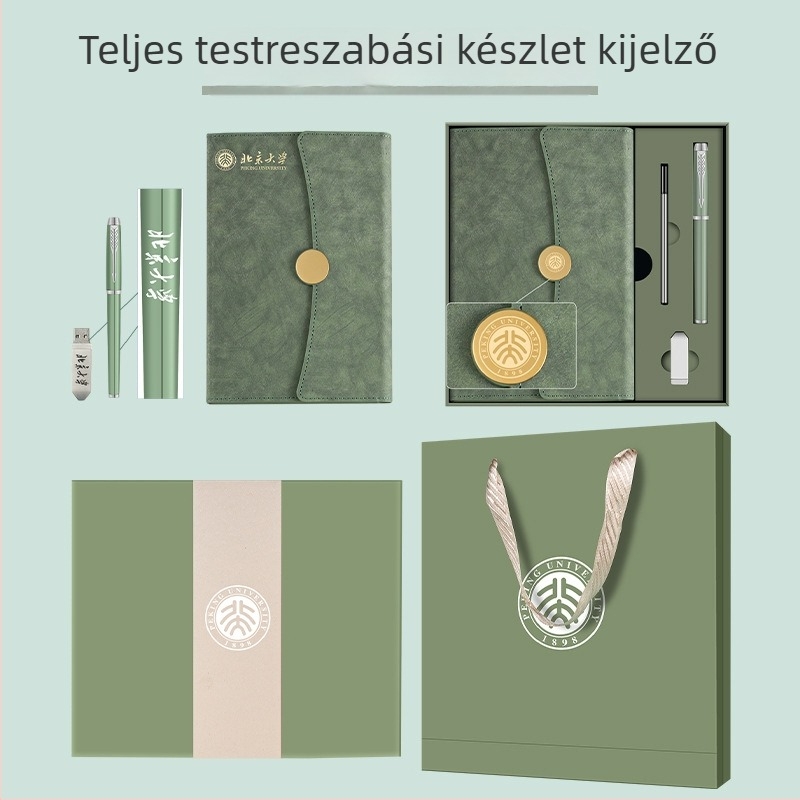 A5-ös műbőr jegyzetfüzet ajándékdobozzal, testre szabható jegyzetfüzet, értekezletek naplója и nemzetközi ütemterv üzleti célokra