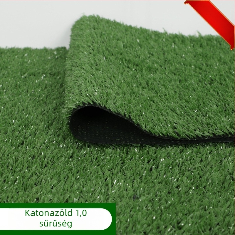 Erkélyre szánt dekoratív műfű, árnyékoló panellel, zöld szőnyeg és műanyag növények óvodásoknak