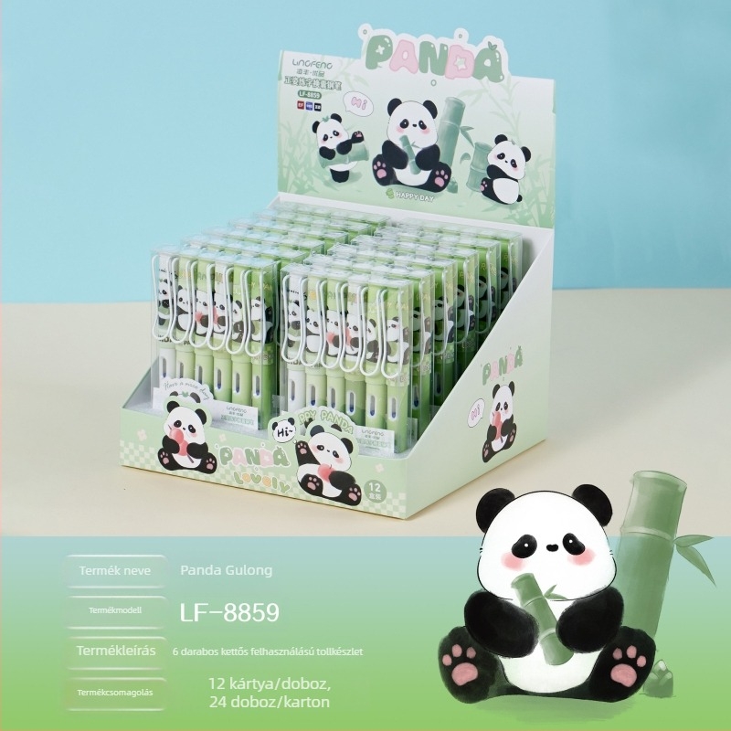 Hello Kitty töltőtoll dobozos készletben, elegáns kialakítás, írásgyakorlásra, cserélhető tintapatronokkal, diákoknak