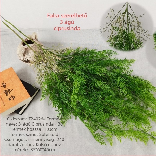 Mesterséges pothos növény szilikon levelekkel falik dekorációhoz