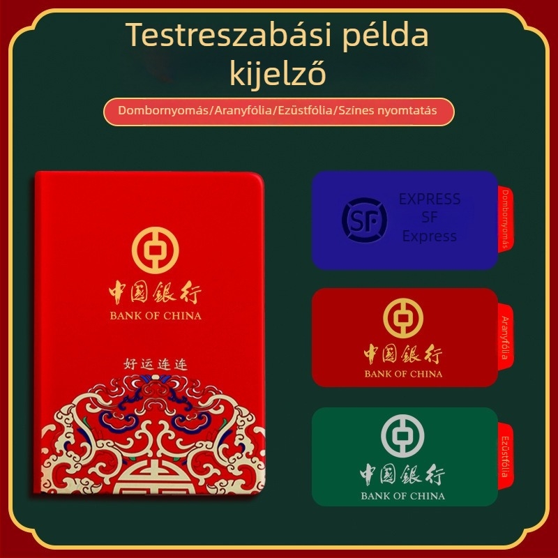 A5-ös vastag notesz ajándékcsomag személyre szabható logóval, Tanárnap, prémium üzleti notesz műbőr borítóval