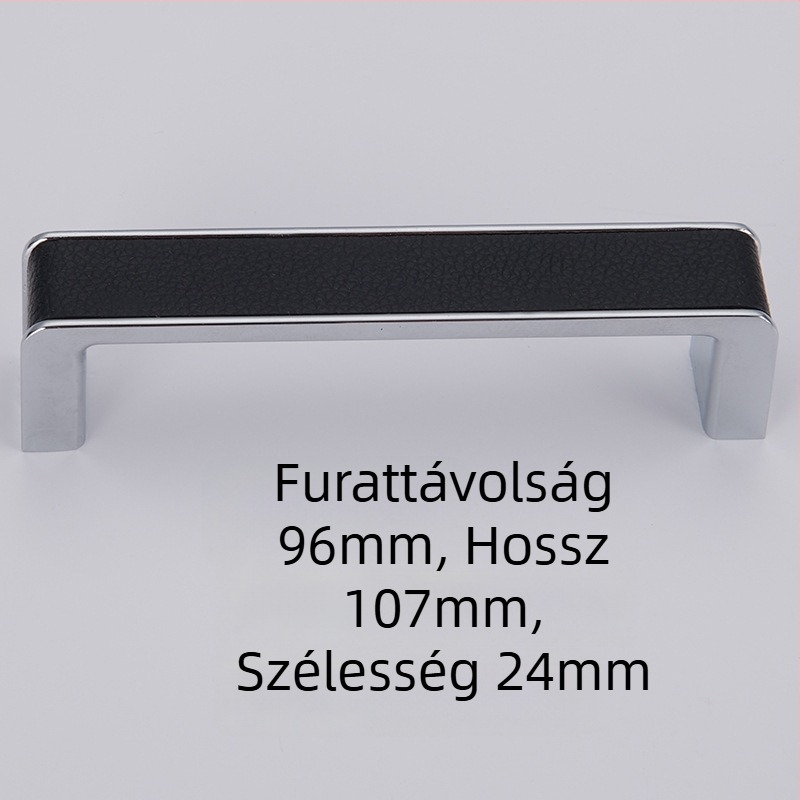 Gardrób ajtó fogantyú, piros bőr fogantyú, európai stílus, cink ötvözet, fekete gardróbfogantyú, egylyukú fiók fogantyú