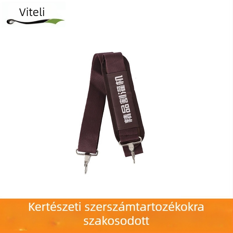 Megvastagított kétoldali vállpánt fűnyíróhoz és fűkaszához, hordozható, multifunkcionális egyvállas vállpánt