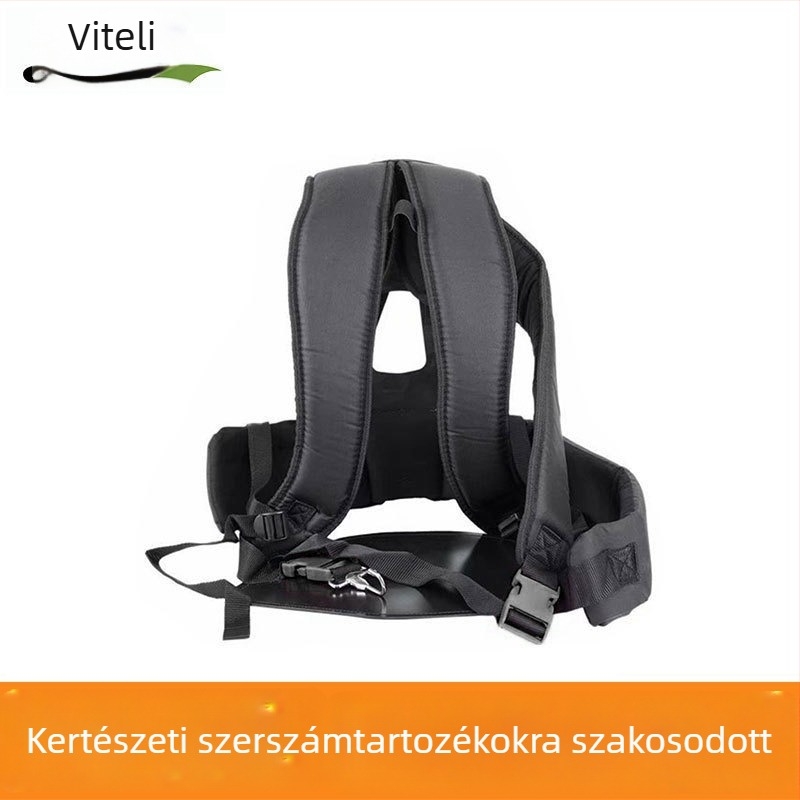Megvastagított kétoldali vállpánt fűnyíróhoz és fűkaszához, hordozható, multifunkcionális egyvállas vállpánt